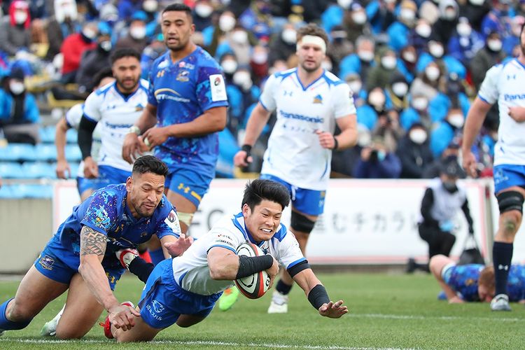 野口選手のトライ