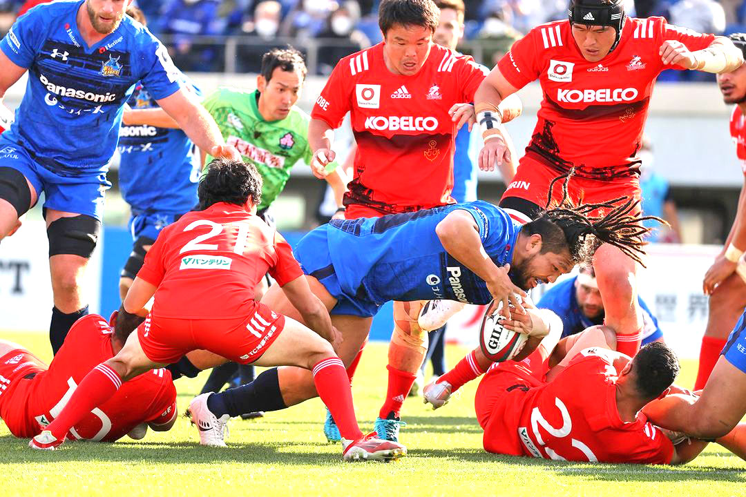 堀江選手のトライ
