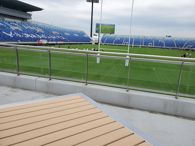 キャップラガーズテラス席のイメージ(2階テラス テーブル席)