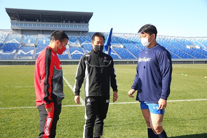 画像:試合前