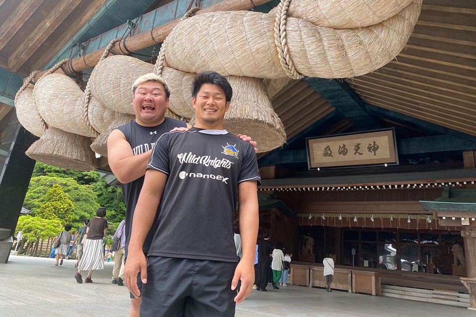 仲良しな東海大学の先輩後輩