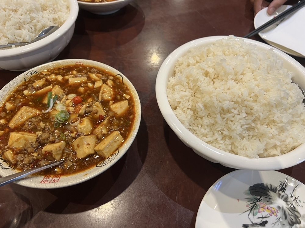 画像:翔大さんに紹介してもらった麻婆豆腐