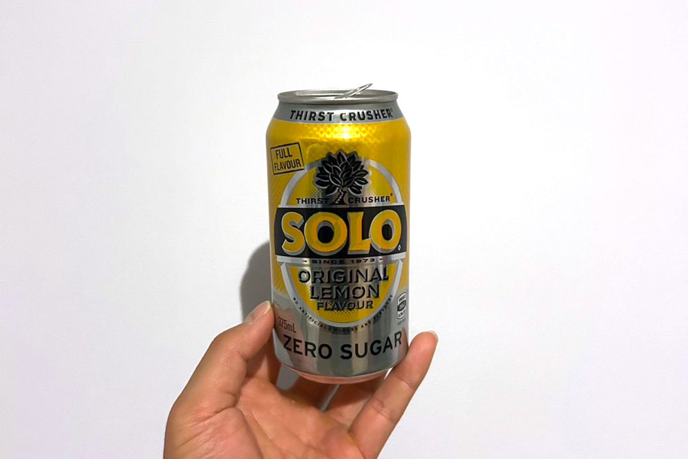 喉の渇きを癒してくれる、SOLO