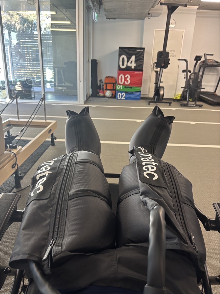 コンプレッションブーツでリカバリー